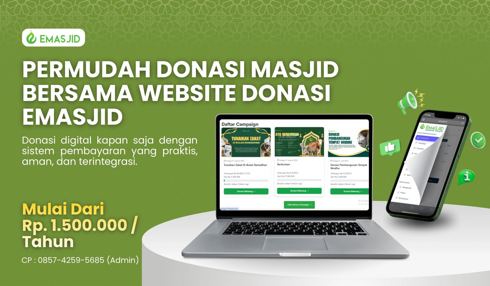 Banner Donasi Masjid