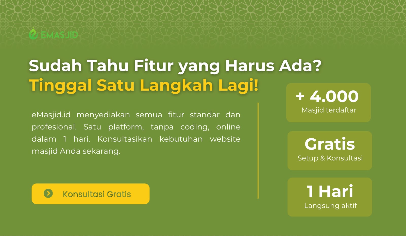 Banner E-Masjid.id