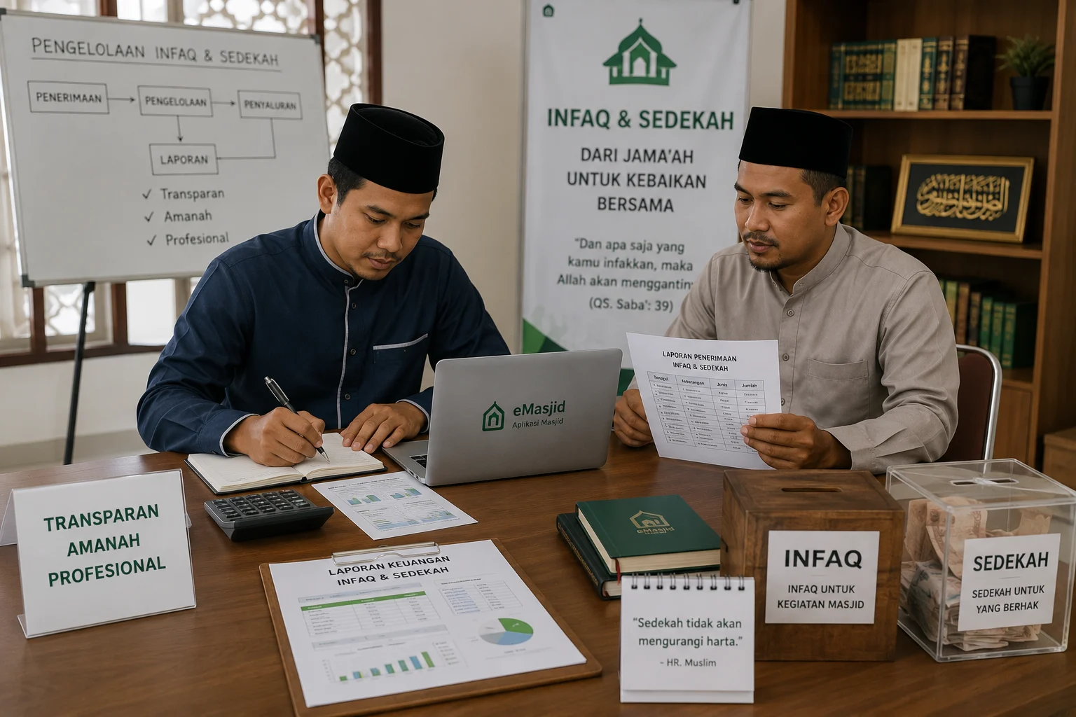 Pengelolaan Infaq dan Sedekah agar Keuangan Masjid Lebih Tertata