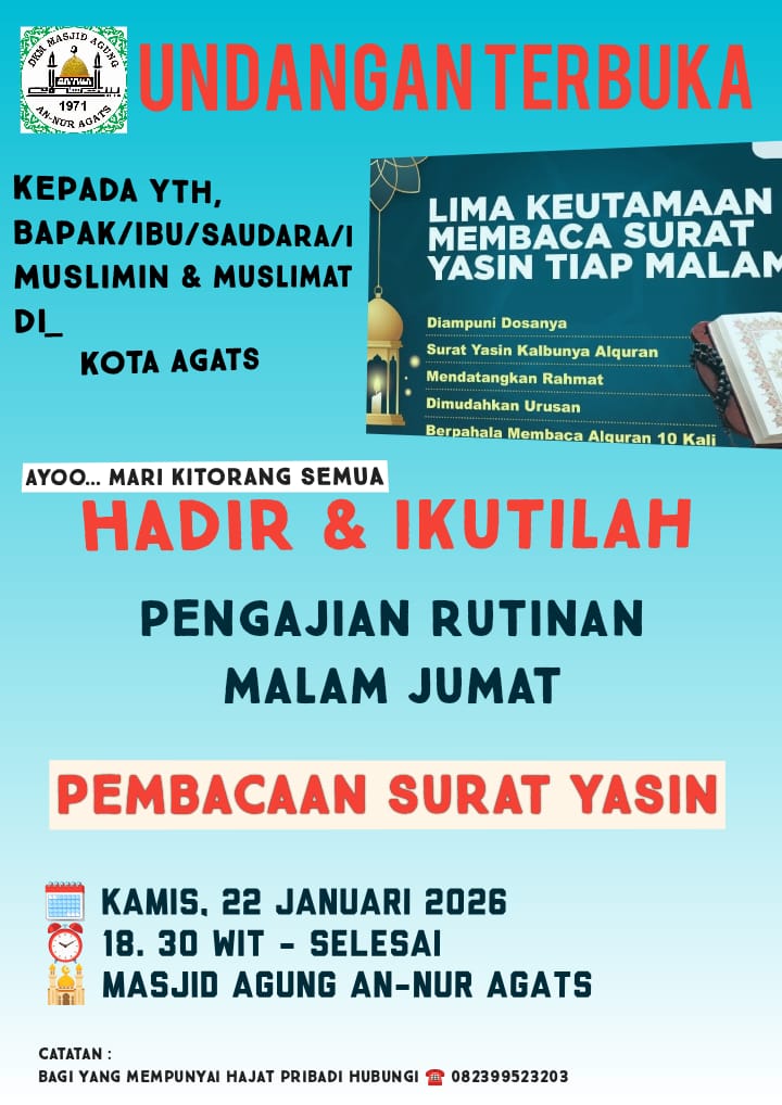 Pengajian Rutin Malam Jumat