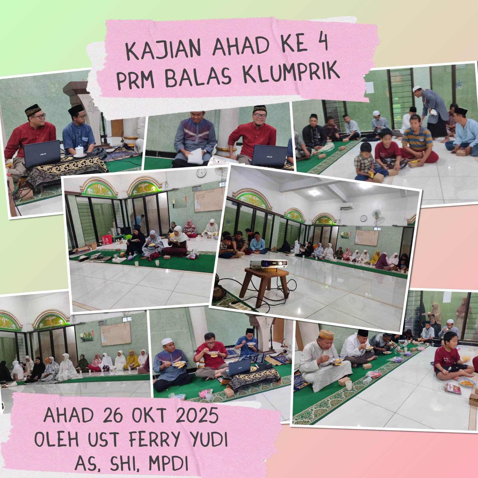 Kajian ahad ke-4 Ahad, 26 Oktober 2025