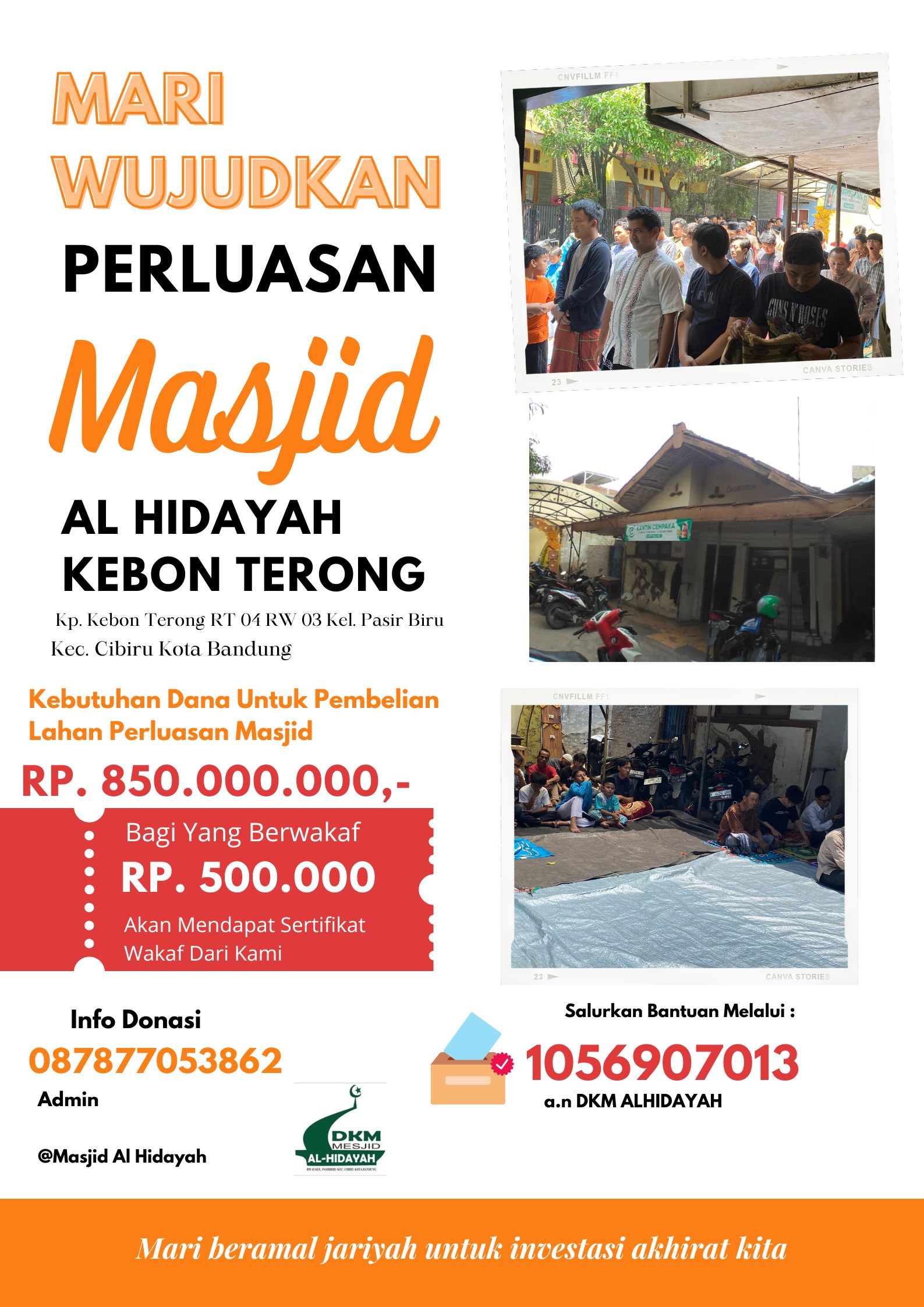 Wakaf Perluasan Lahan Masjid