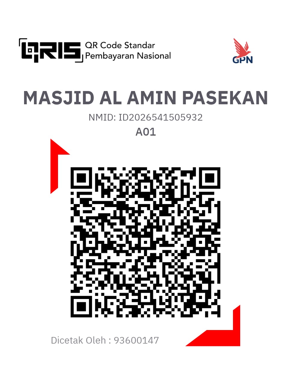 QRIS Masjid Al Amin Pasekan