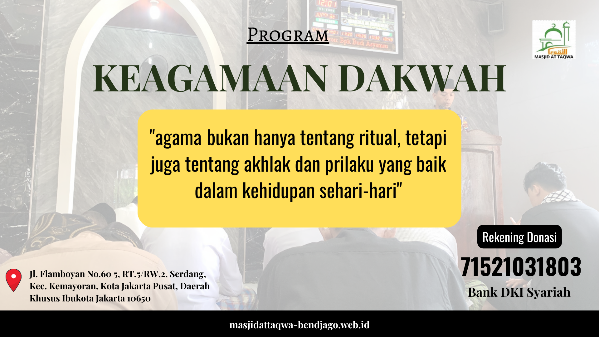 KEAGAMAAN DAN DAKWAH