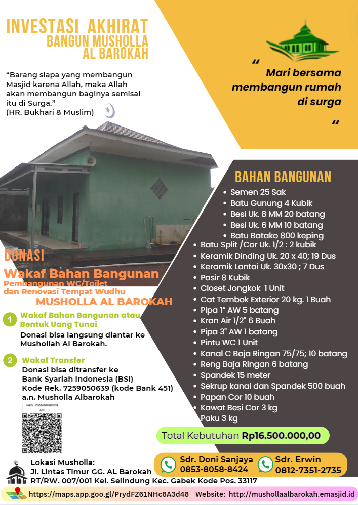 Sarana dan Prasarana