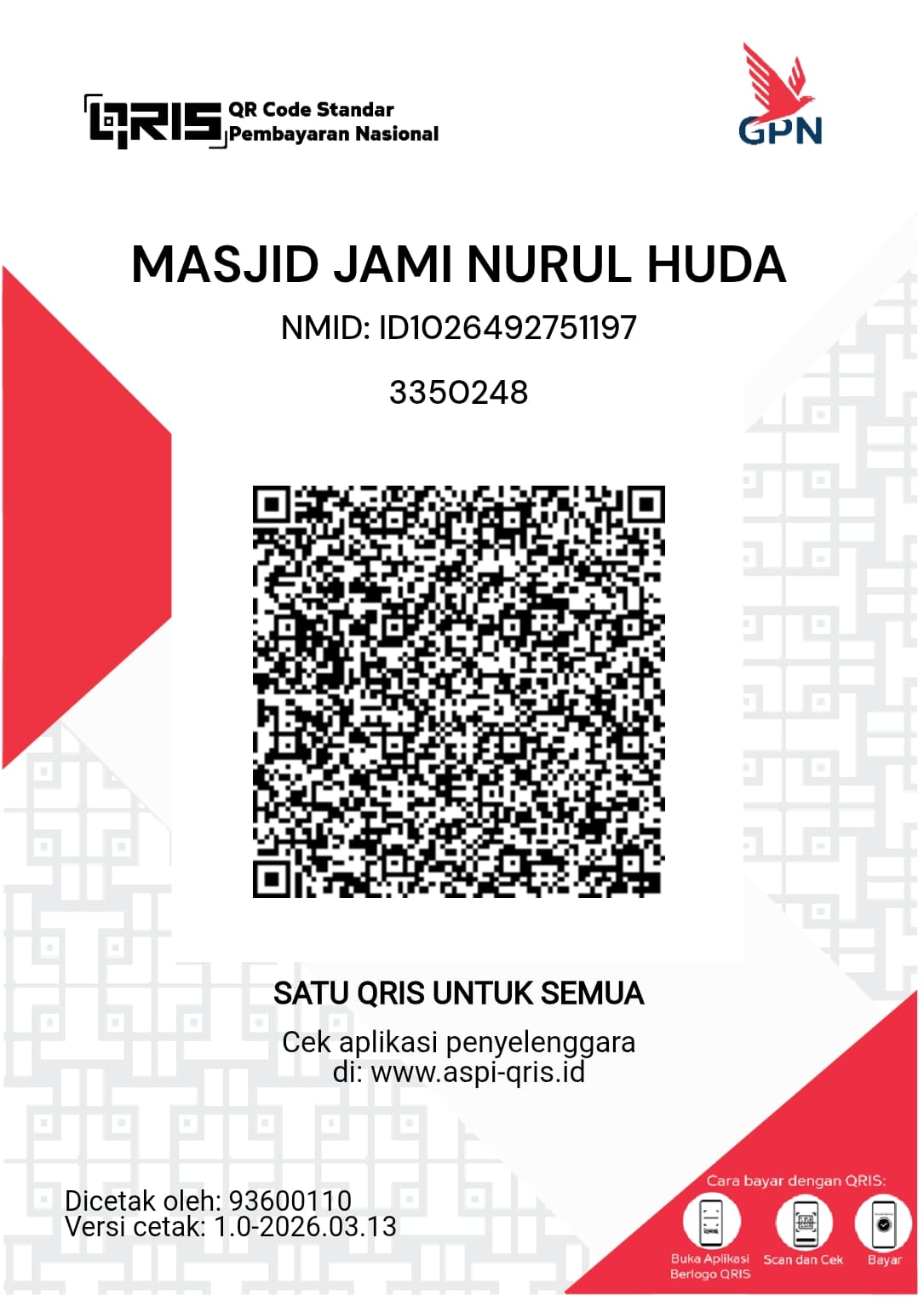 MASJID JAMI NURUL HUDA