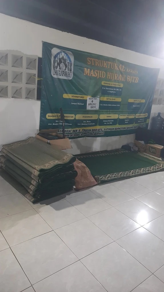 Pengurus DKM Masjid Hijrah BJTB