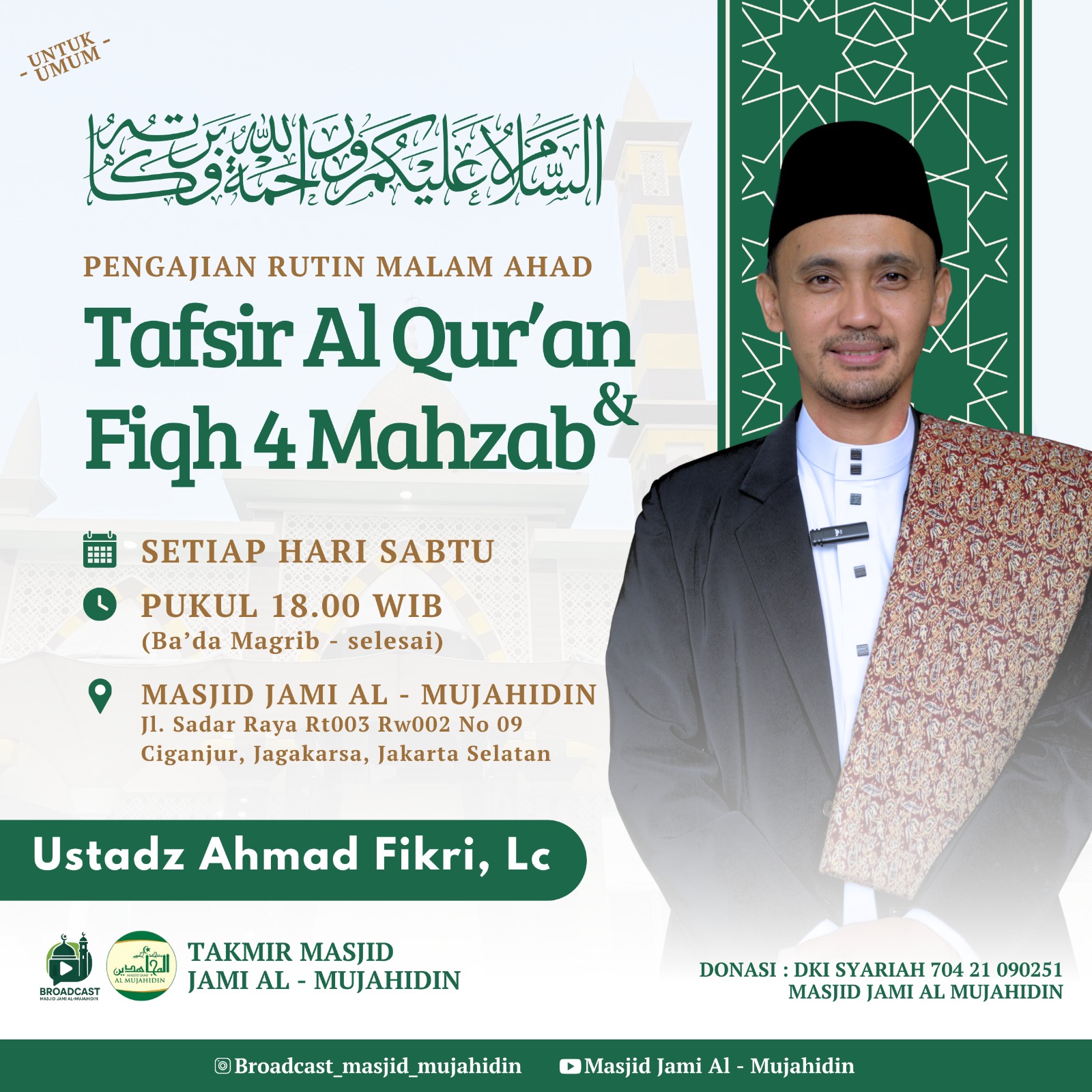 Kajian Malam Ahad