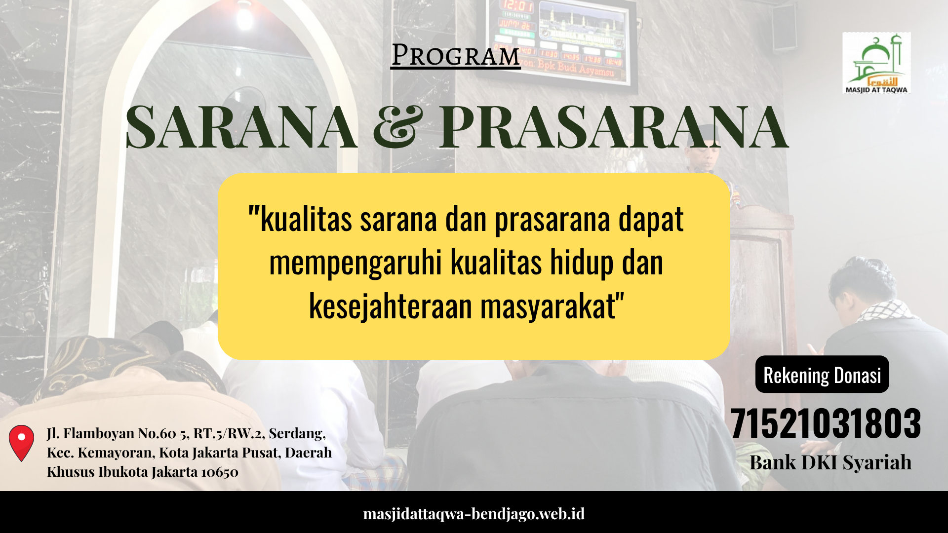 SARANA DAN PRASARANA