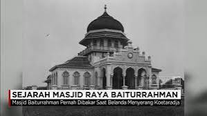 Sejarah Masjid Raya Baiturrhman ACEH