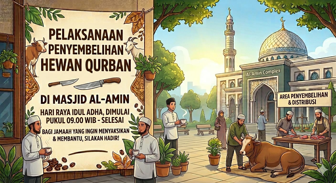 Oprasional Qurban Masjid Al Amin