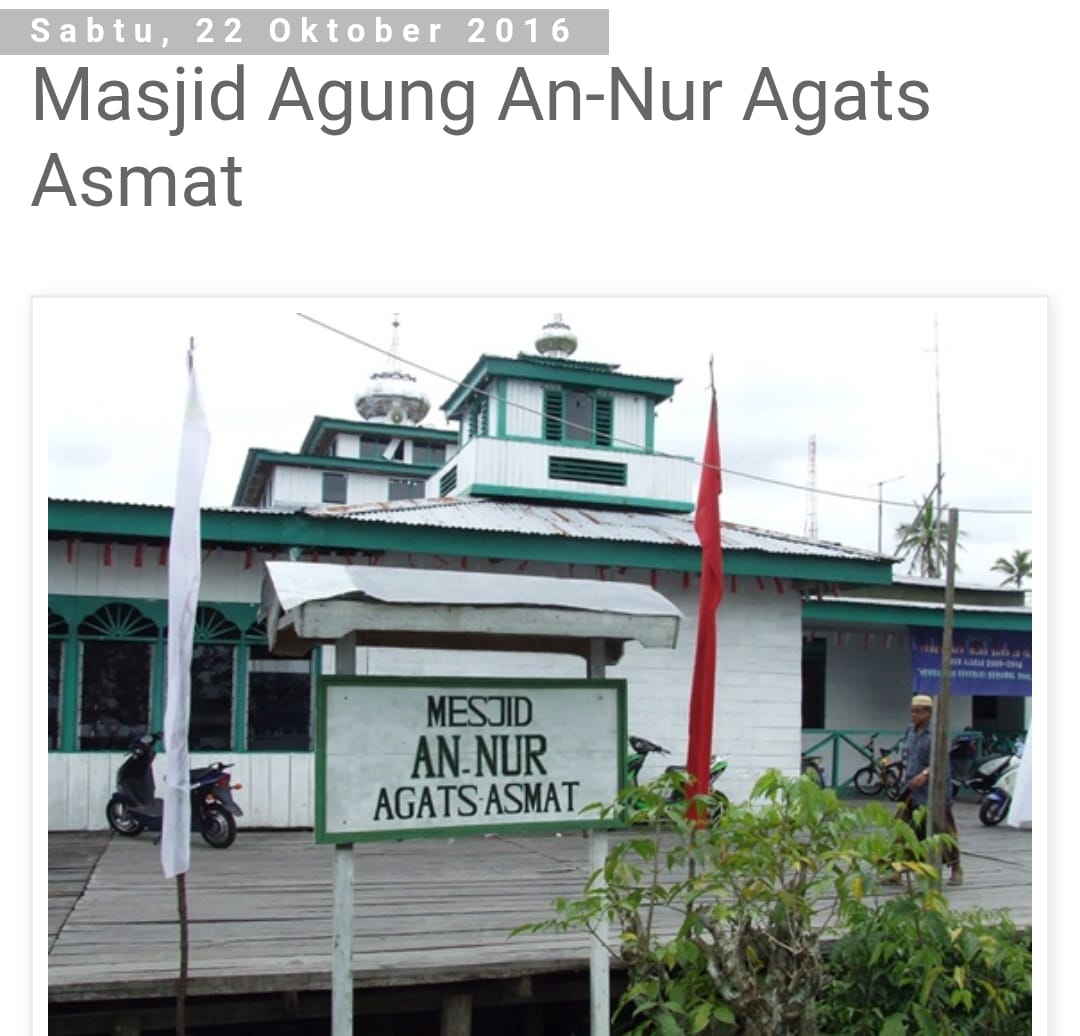 Masjid Agug An-Nur Agats 2016