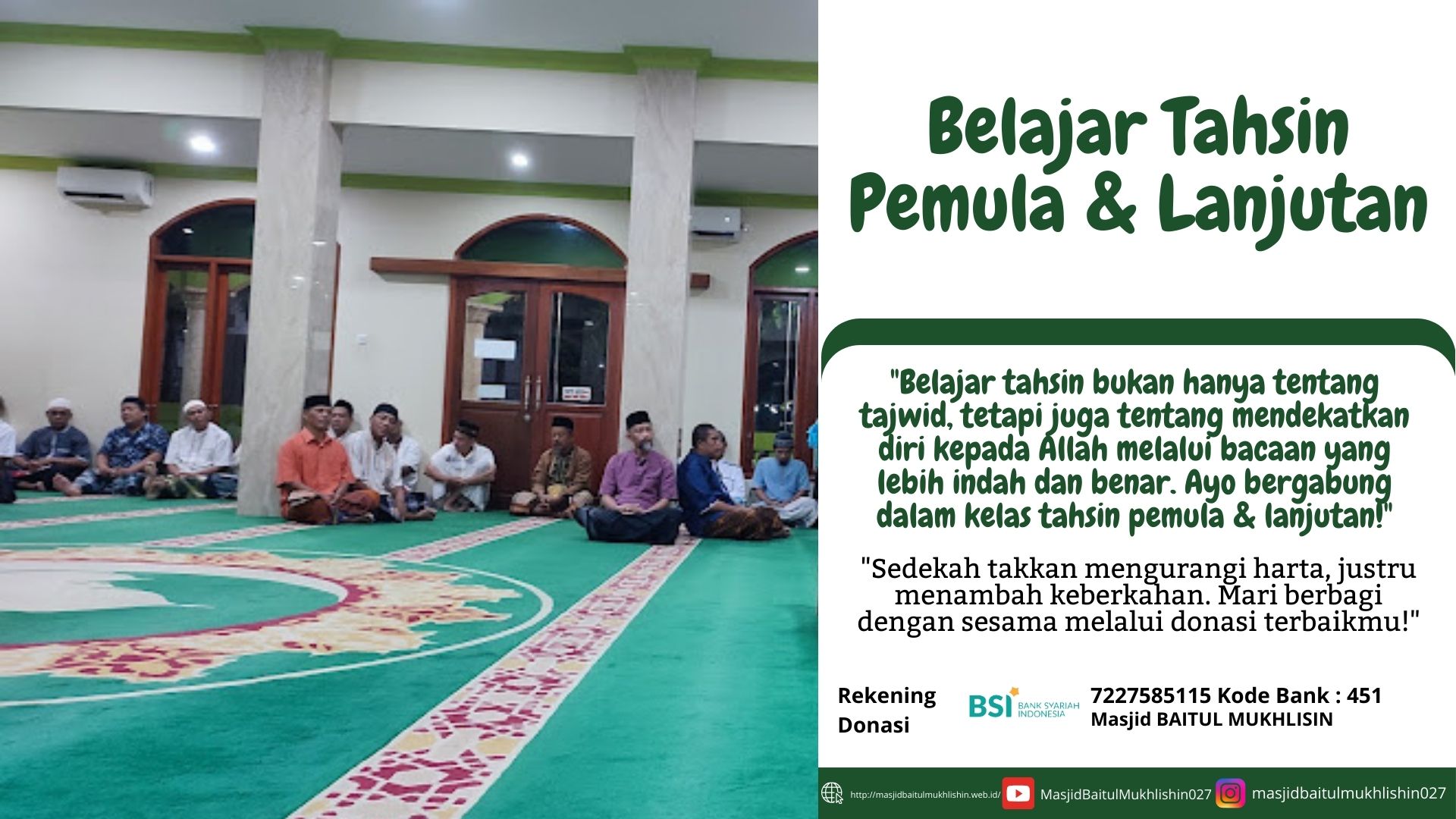 Belajar Tahsin Pemula & Lanjutan