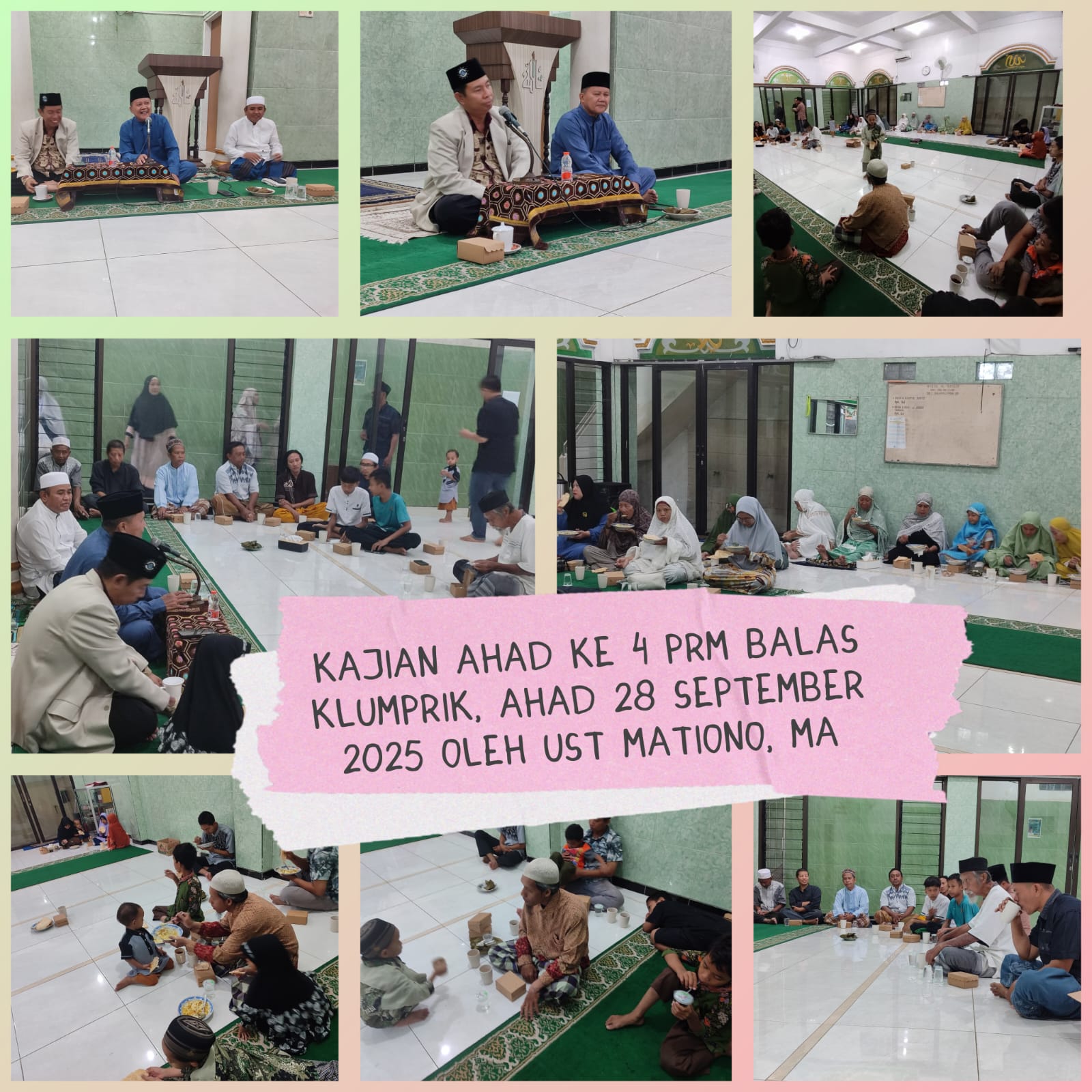 Kajian ahad ke-4 Ahad, 28 September 2025