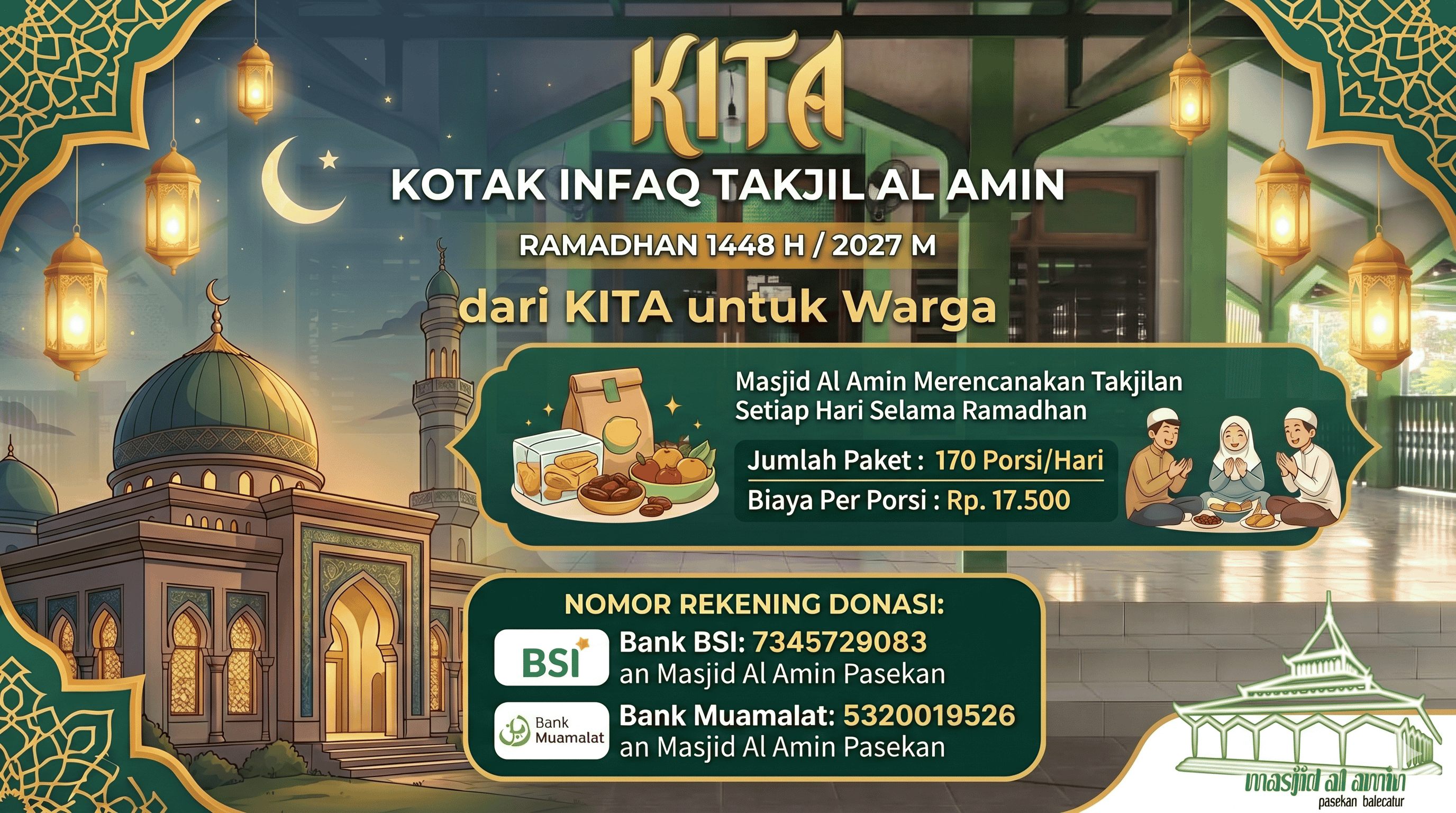 KITA (Kotak Infaq Takjil Al Amin)