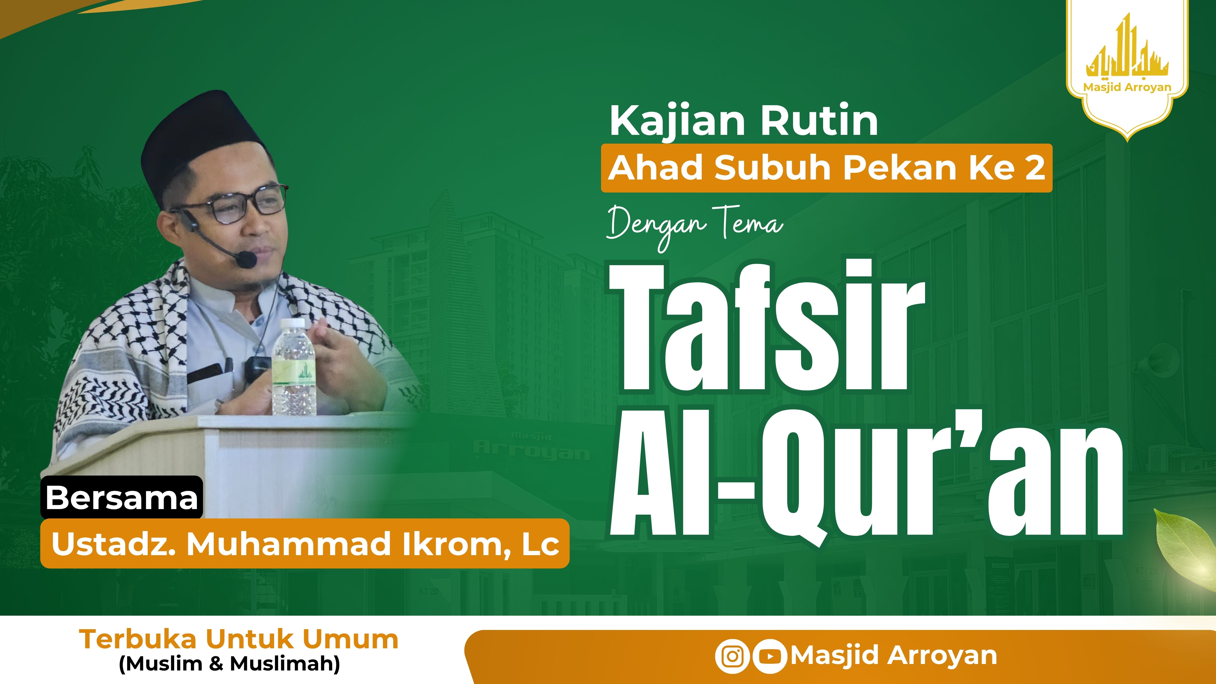 Kajian Ahad Subuh Pekan Ke 2