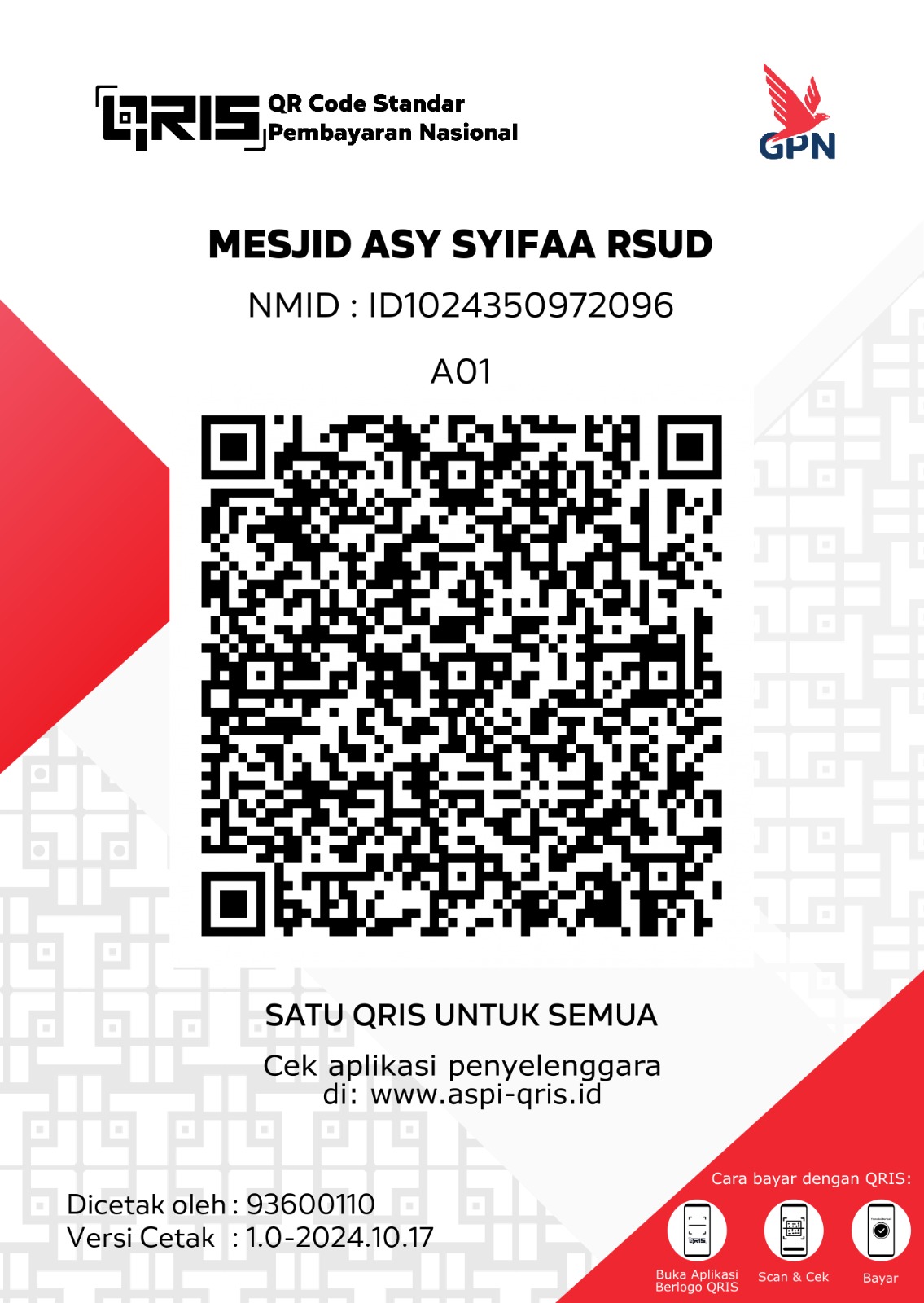 Mesjid Asy Syifaa RSUD